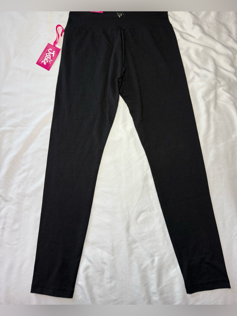 Justice Black Girls' Stretch Leggings